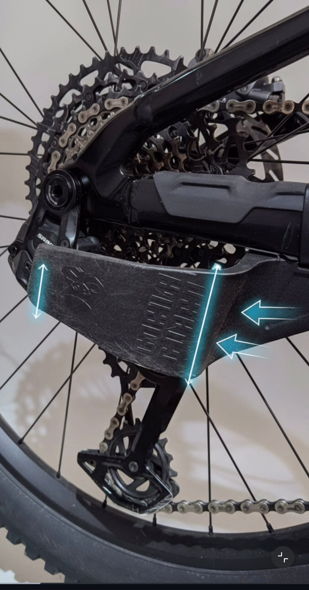 Gorila Guard MTB Derailleur Protector -- Heavy Duty